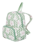 The Roxy Always Core Canvas Backpack in Basil Party Waves