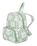 The Roxy Always Core Canvas Backpack in Basil Party Waves