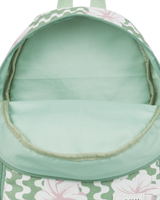 The Roxy Always Core Canvas Backpack in Basil Party Waves