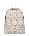 The Roxy Sugar Baby Canvas Backpack in Portobella Tropical Tile