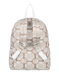 The Roxy Sugar Baby Canvas Backpack in Portobella Tropical Tile