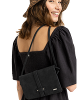 The Roxy Womens Peaceful Bay Crossbody Bag in Anthracite
