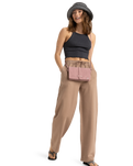 The Roxy Womens Peaceful Bay Crossbody Bag in Pink Carnation