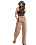 The Roxy Womens Peaceful Bay Crossbody Bag in Pink Carnation