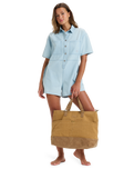 The Roxy Misty Cove Beach Bag in Lark