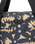 The Roxy Warm Notes Duffel Bag in Anthracite Big Flowers