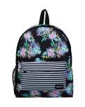 The Roxy Sugar Baby Backpack in Anthracite Aquarella Active Rg