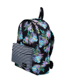 The Roxy Sugar Baby Backpack in Anthracite Aquarella Active Rg
