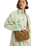 The Roxy Womens Feeling Embroidery Crossbody Bag in Woodsmoke