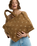 The Roxy Feeling Embroidery Beach Bag in Woodsmoke
