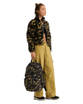 The Roxy JayJay Active Backpack in Anthracite Big Flowers