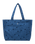Feeling Embroidered Beach Bag in Dutch Blue