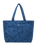 Feeling Embroidered Beach Bag in Dutch Blue