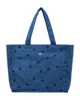 Feeling Embroidered Beach Bag in Dutch Blue