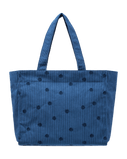 Feeling Embroidered Beach Bag in Dutch Blue