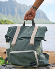 The Roxy So Far Away 15L Backpack in Oil Green