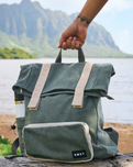 The Roxy So Far Away 15L Backpack in Oil Green