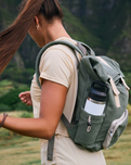 The Roxy So Far Away 15L Backpack in Oil Green