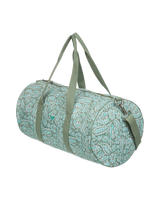The Roxy Wildest Dream Duffel Bag in Oil Green Wildside Paisley