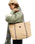 The Roxy Electric Flow Sherpa Tote Bag in Pebble