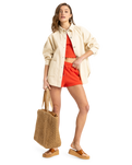 The Roxy Spotless Sunnies Beach Bag in Natural