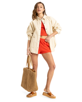 The Roxy Spotless Sunnies Beach Bag in Natural