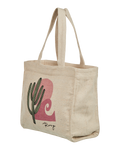 Drink The Wave Beach Bag in Natural