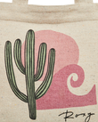Drink The Wave Beach Bag in Natural