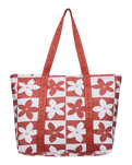 Gold Dust Girl Beach Bag in Ginger Spice Flora