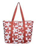 Gold Dust Girl Beach Bag in Ginger Spice Flora