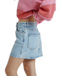 The Roxy Womens Rain Mini Skirt in Beau Blue