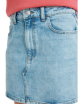 The Roxy Womens Rain Mini Skirt in Beau Blue