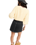 The Roxy Womens Radiant Rider Skirt in Midnight