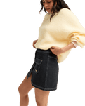 The Roxy Womens Radiant Rider Skirt in Midnight