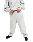 The Roxy Womens Surf Doll Fleece Joggers in Light Grey Heather
