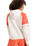 The Roxy Womens Essential Energy Blockd Hoodie in Egret
