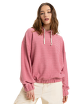 The Roxy Womens Taste Of Sun Hoodie in Heather Rose