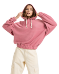 The Roxy Womens Taste Of Sun Hoodie in Heather Rose