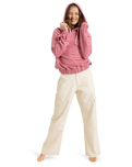 The Roxy Womens Taste Of Sun Hoodie in Heather Rose