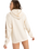 The Roxy Womens Surf Stoked Terry Vintage Hoodie in Parchment