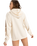 The Roxy Womens Surf Stoked Terry Vintage Hoodie in Parchment