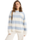 The Roxy Womens Strictly Stripes Oversized Sweatshirt in Skyway