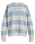 The Roxy Womens Strictly Stripes Oversized Sweatshirt in Skyway