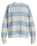 The Roxy Womens Strictly Stripes Oversized Sweatshirt in Skyway