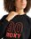 The Roxy Womens Essential Energy Sweatshirt in True Black