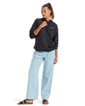 The Roxy Womens Saturdaze Hoodie in Phantom