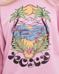 Lineup Terry Sweatshirt in Bleached Mauve