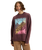 The Roxy Womens Lineup Sweatshirt in Huckleberry