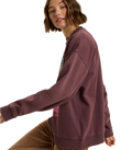 The Roxy Womens Lineup Sweatshirt in Huckleberry
