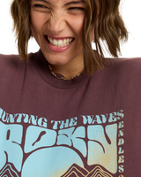 The Roxy Womens Lineup Sweatshirt in Huckleberry